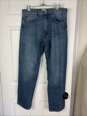 Toteme twisted seam denim washed blue jeans women’s 31 x 34